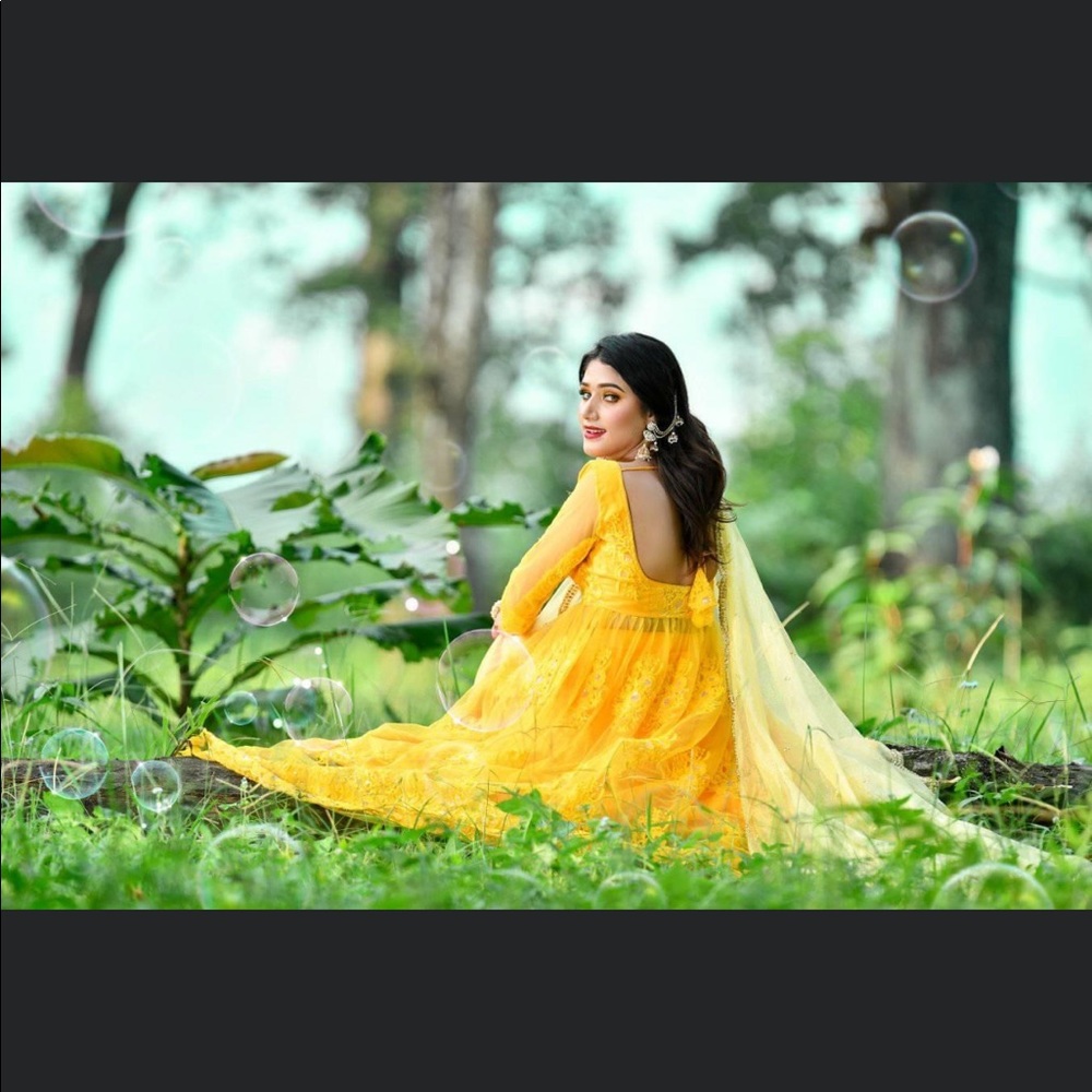 Long dress (umbrella gown)